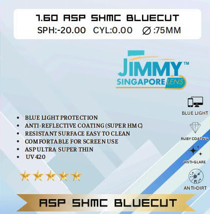 Mặt trước bao bì gốc 1.60 ASP SHMC Bluecut
