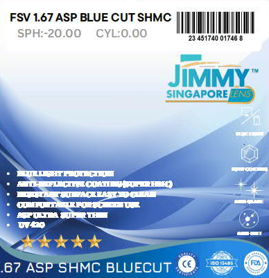 Mặt trước bao bì gốc 1.67 ASP SHMC Bluecut